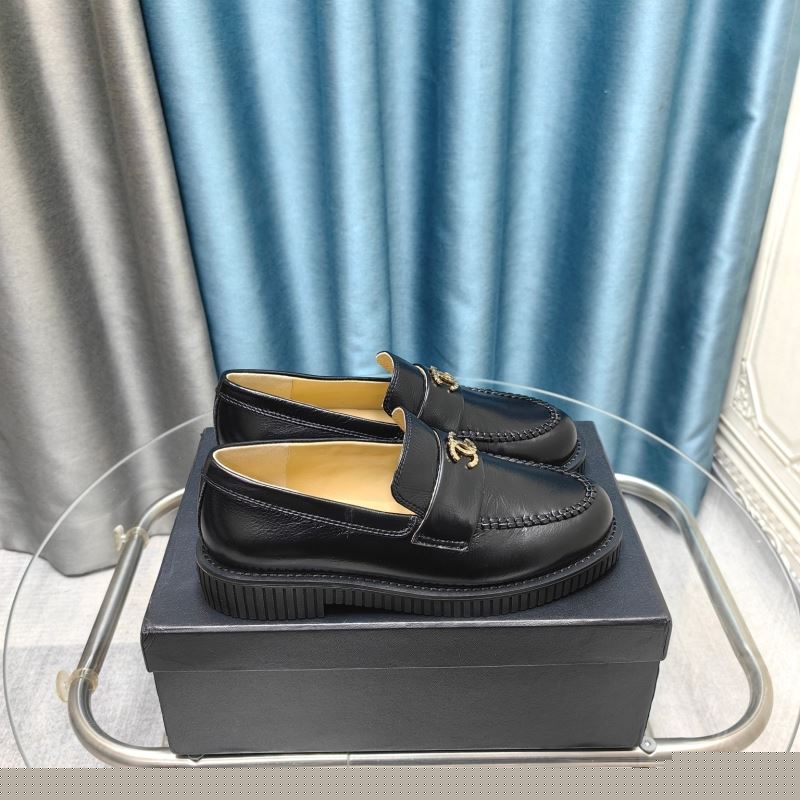 Ch*el leather shoes